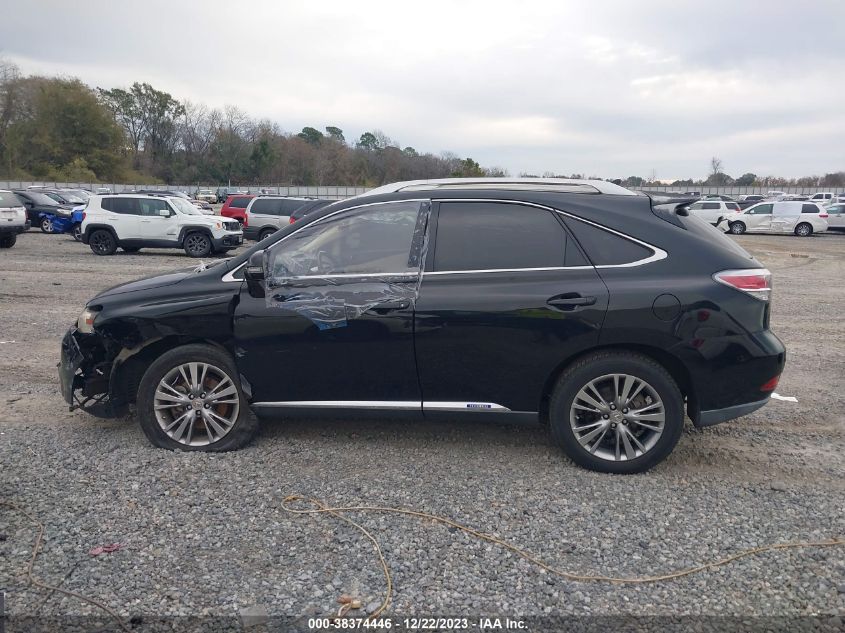 2013 Lexus Rx 450H VIN: JTJBC1BA5D2442033 Lot: 38374446