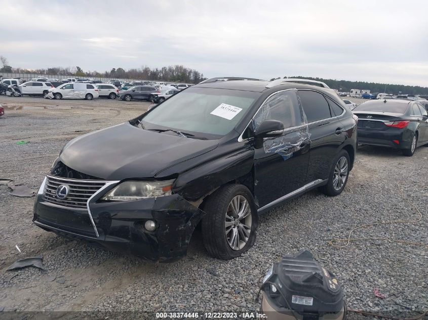 2013 Lexus Rx 450H VIN: JTJBC1BA5D2442033 Lot: 38374446