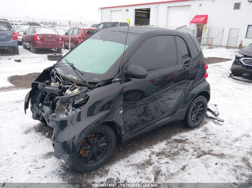 2008 Smart Fortwo Passion/Pure VIN: WMEEJ31X38K161959 Lot: 38374587