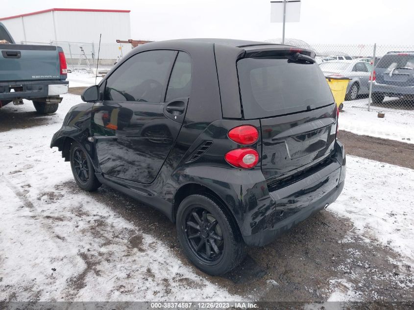 2008 Smart Fortwo Passion/Pure VIN: WMEEJ31X38K161959 Lot: 38374587