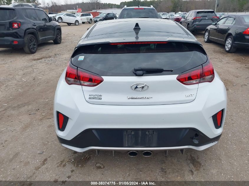 2019 Hyundai Veloster Turbo Ultimate VIN: KMHTH6AB2KU008617 Lot: 38374775