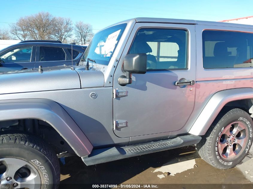 2016 Jeep Wrangler Sahara VIN: 1C4AJWBG4GL184382 Lot: 38374895