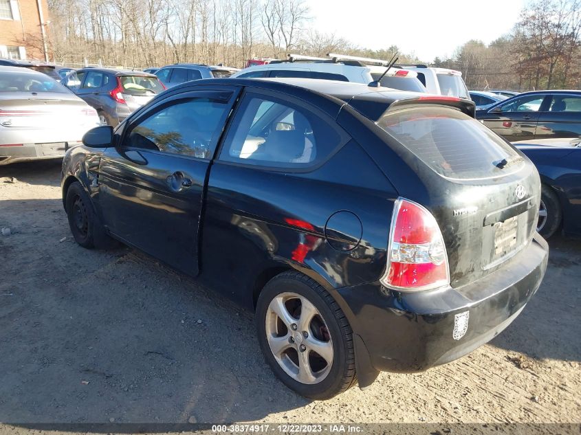 2007 Hyundai Accent Se VIN: KMHCN36C67U039661 Lot: 38374917