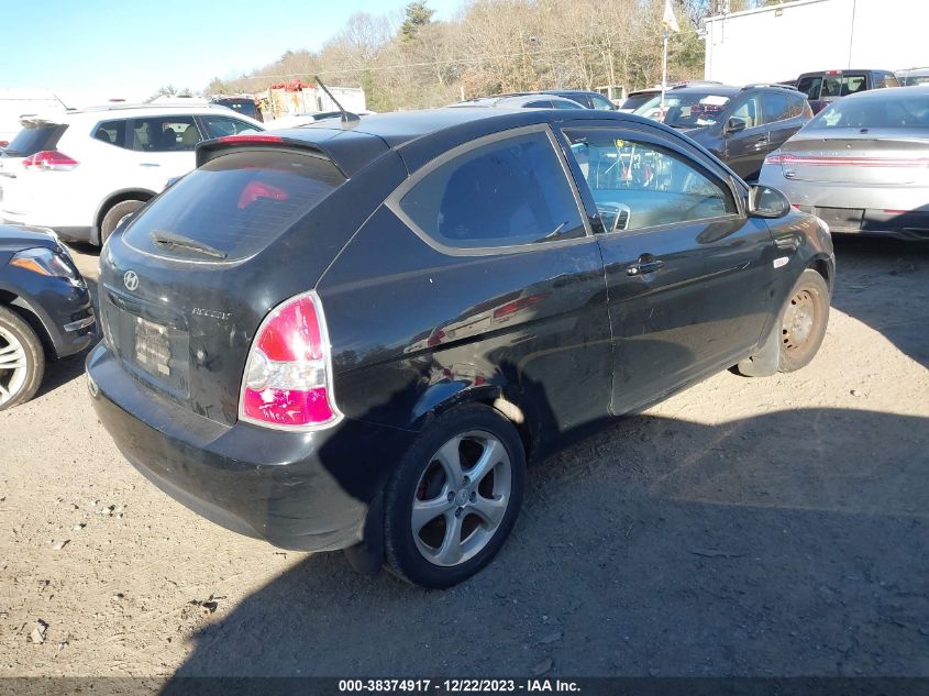 2007 Hyundai Accent Se VIN: KMHCN36C67U039661 Lot: 38374917