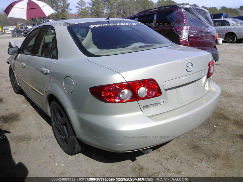 2004 Mazda Mazda6 I VIN: 1YVFP80C445N54563 Lot: 38375039