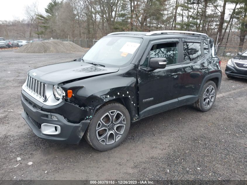 2015 Jeep Renegade Limited VIN: ZACCJADT9FPB46338 Lot: 38375153