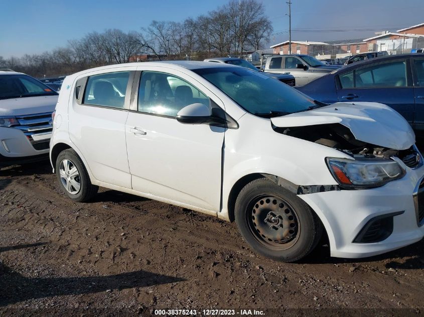 2017 Chevrolet Sonic Lt Auto VIN: 1G1JG6SH3H4169366 Lot: 38375243