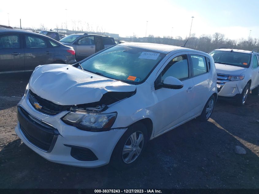 2017 Chevrolet Sonic Lt Auto VIN: 1G1JG6SH3H4169366 Lot: 38375243