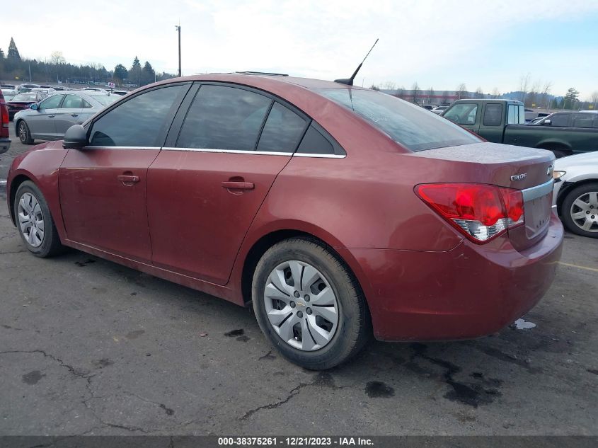 2012 Chevrolet Cruze Ls VIN: 1G1PC5SHXC7340508 Lot: 38375261