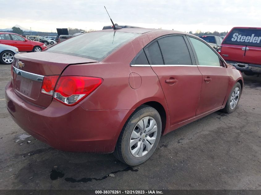 2012 Chevrolet Cruze Ls VIN: 1G1PC5SHXC7340508 Lot: 38375261