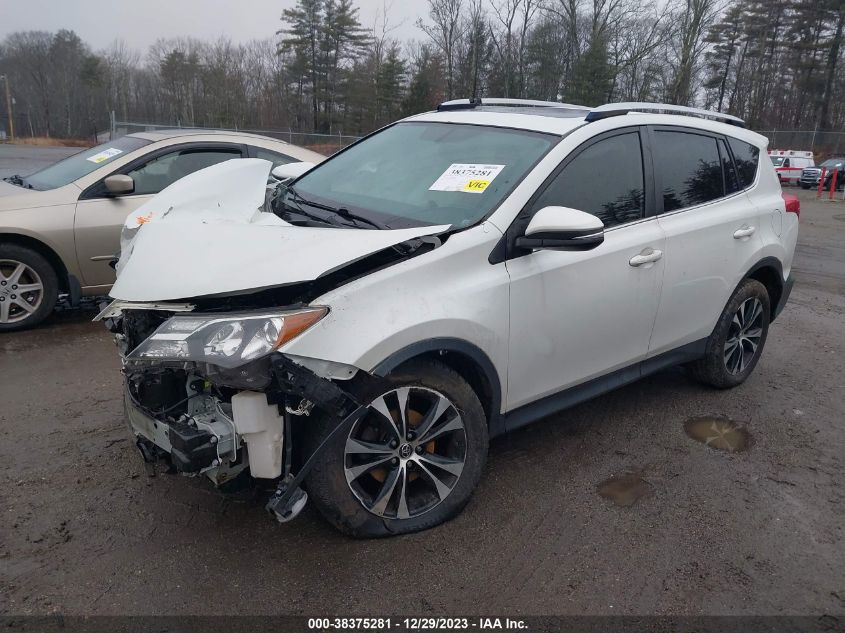 2015 Toyota Rav4 Limited VIN: JTMYFREV3FJ049738 Lot: 38375281