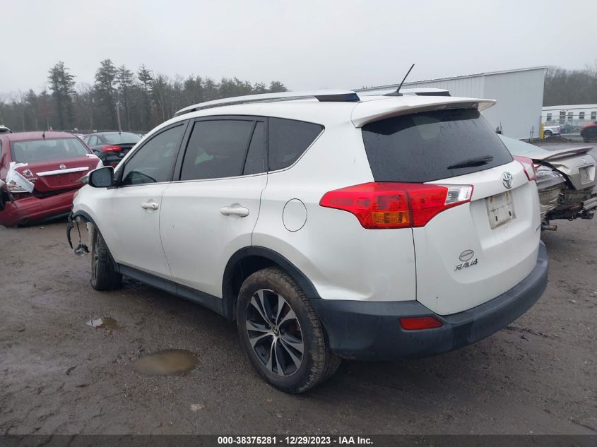 2015 Toyota Rav4 Limited VIN: JTMYFREV3FJ049738 Lot: 38375281