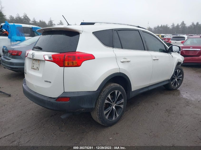 2015 Toyota Rav4 Limited VIN: JTMYFREV3FJ049738 Lot: 38375281