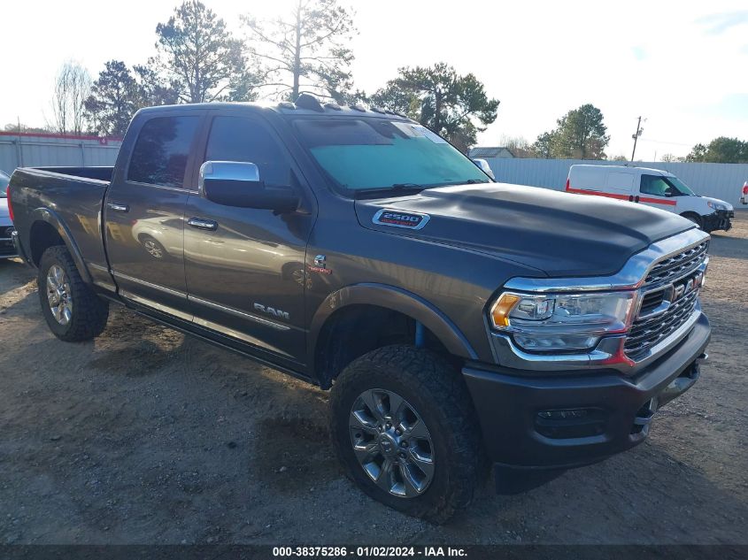 2019 Ram 2500 Limited 4X4 6'4 Box VIN: 3C6UR5SL3KG615465 Lot: 38375286