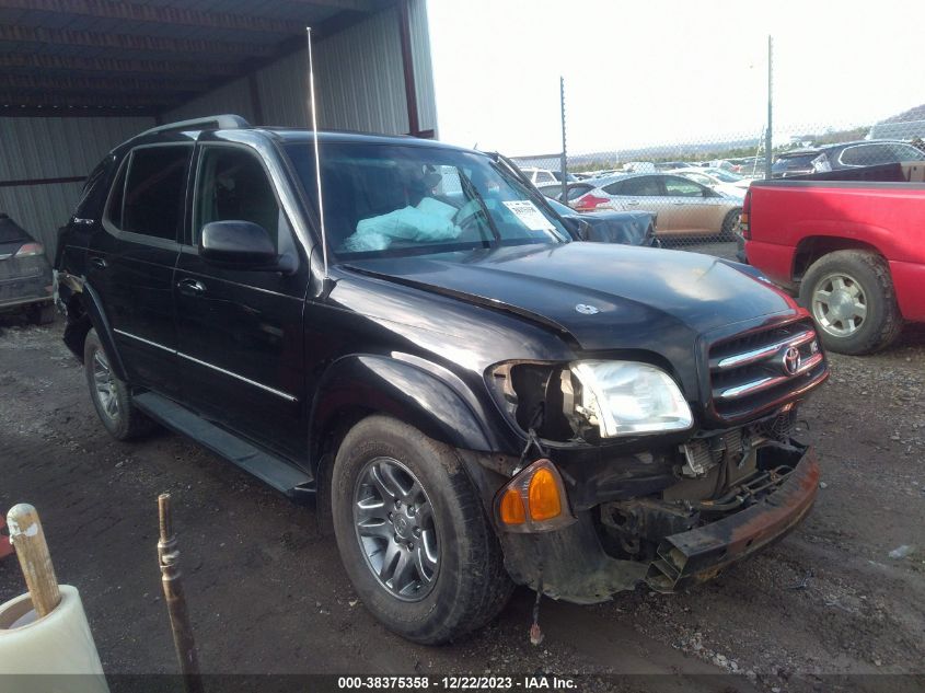 2004 Toyota Sequoia Limited V8 VIN: 5TDBT48A74S220680 Lot: 38375358