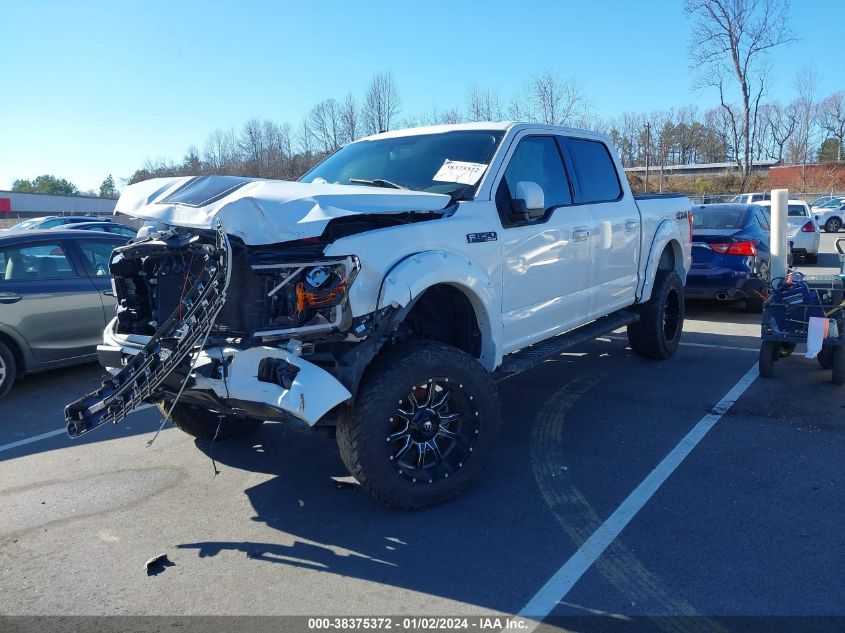 2018 Ford F-150 Lariat VIN: 1FTEW1E52JFA48306 Lot: 38375372