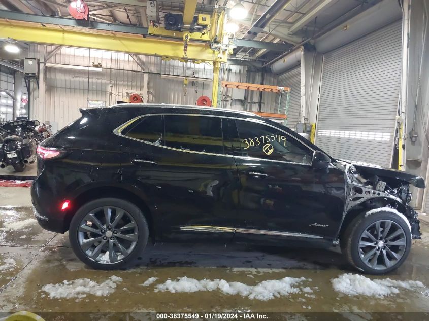 2021 Buick Envision Awd Avenir VIN: LRBFZSR44MD055372 Lot: 38375549