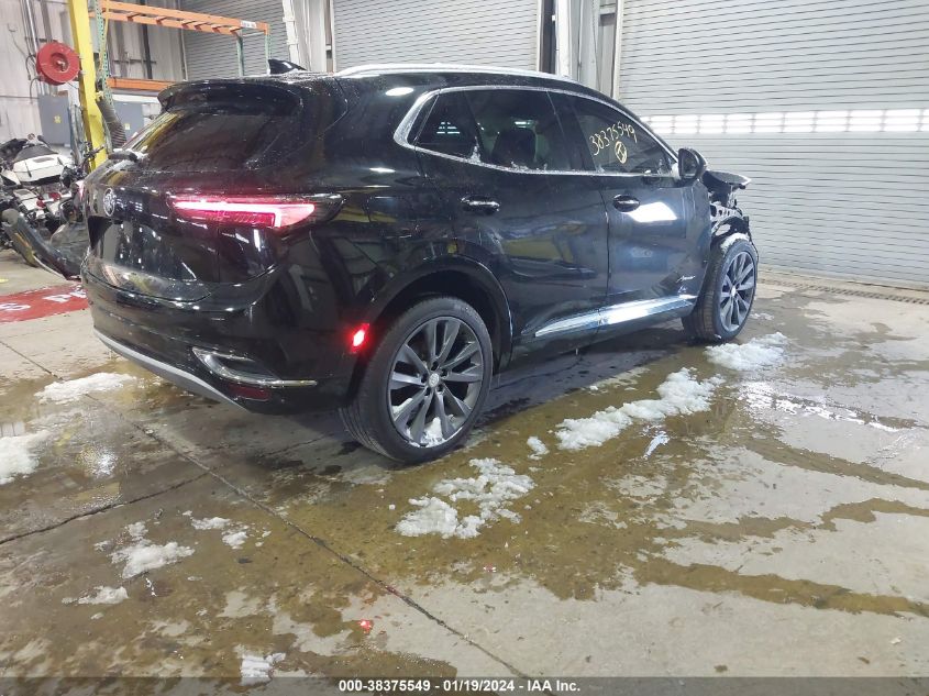 2021 Buick Envision Awd Avenir VIN: LRBFZSR44MD055372 Lot: 38375549