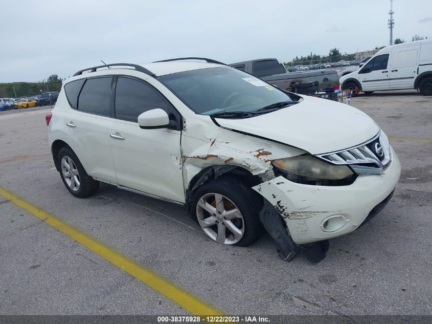 2009 Nissan Murano Sl VIN: JN8AZ18U39W022533 Lot: 38375928