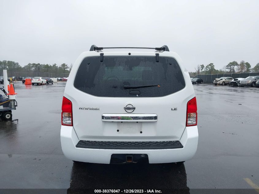 2012 Nissan Pathfinder Le VIN: 5N1AR1NN3CC614558 Lot: 38376047