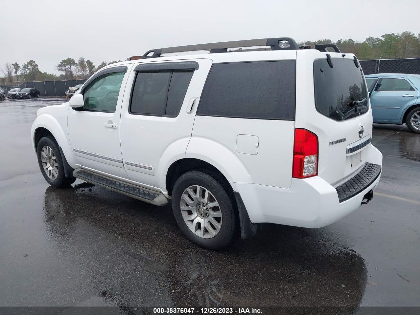 2012 Nissan Pathfinder Le VIN: 5N1AR1NN3CC614558 Lot: 38376047