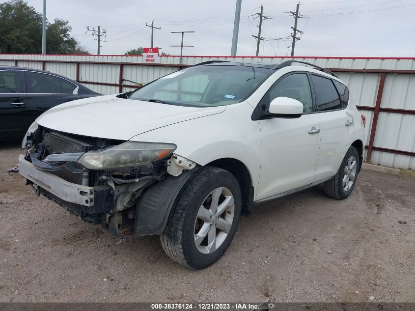 2009 Nissan Murano Sl VIN: JN8AZ18U79W030361 Lot: 38376124