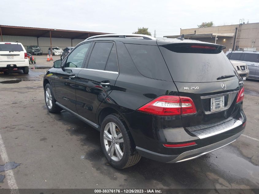 2015 Mercedes-Benz Ml 250 Bluetec 4Matic VIN: 4JGDA0EB0FA492214 Lot: 38376176