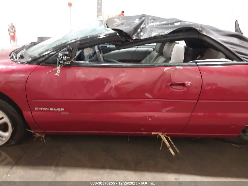 1997 Chrysler Sebring Jxi VIN: 3C3EL55H9VT543581 Lot: 38376255