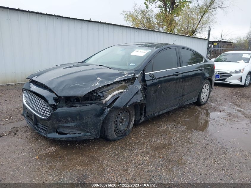 2014 Ford Fusion S VIN: 3FA6P0G76ER201262 Lot: 38376620