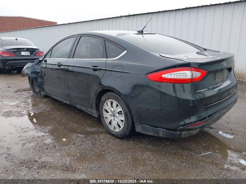 2014 Ford Fusion S VIN: 3FA6P0G76ER201262 Lot: 38376620