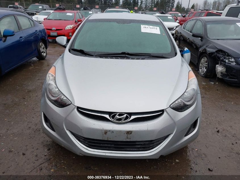 2013 Hyundai Elantra Gls VIN: 5NPDH4AE0DH224826 Lot: 38376934