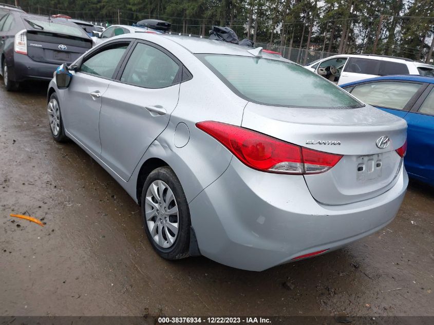 2013 Hyundai Elantra Gls VIN: 5NPDH4AE0DH224826 Lot: 38376934