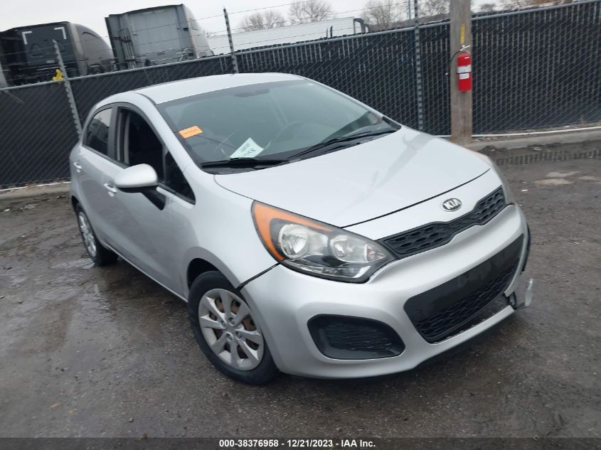 2013 Kia Rio Lx VIN: KNADM5A33D6276006 Lot: 38376958