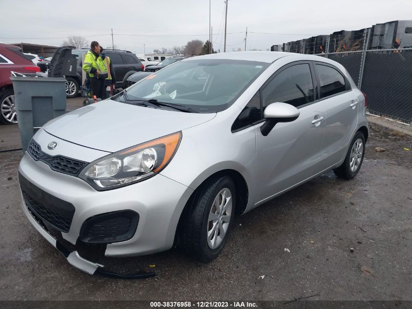 2013 Kia Rio Lx VIN: KNADM5A33D6276006 Lot: 38376958