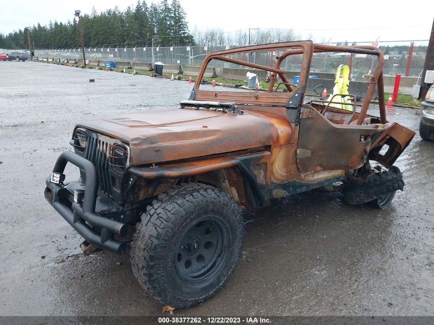 1990 Jeep Wrangler / Yj VIN: 2J4FY29T6LJ539589 Lot: 38377262