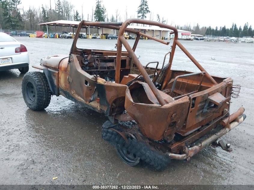 1990 Jeep Wrangler / Yj VIN: 2J4FY29T6LJ539589 Lot: 38377262