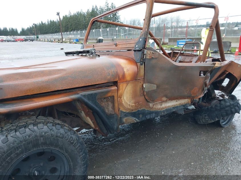 1990 Jeep Wrangler / Yj VIN: 2J4FY29T6LJ539589 Lot: 38377262