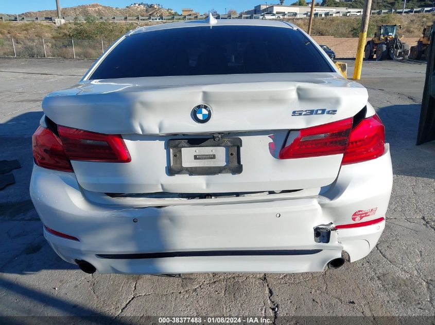 2018 BMW 530E Iperformance VIN: WBAJA9C53JB033364 Lot: 38377488