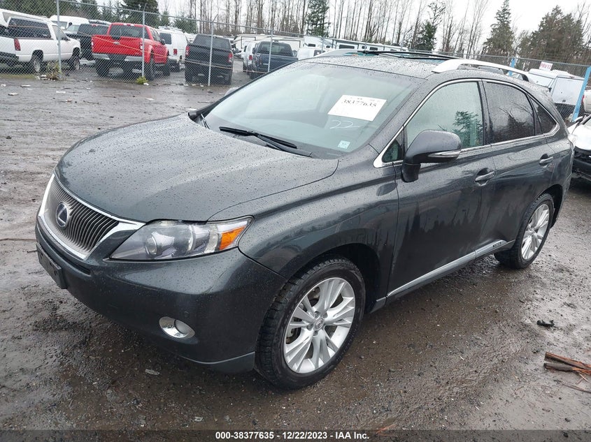 2010 LEXUS RX 450H VIN: JTJBC1BA6A2019358