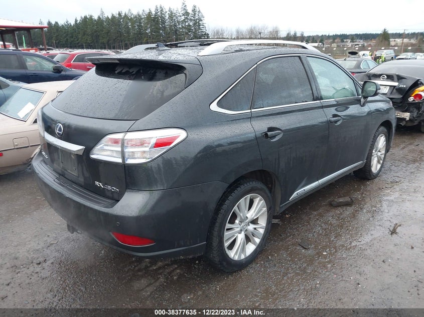 2010 LEXUS RX 450H VIN: JTJBC1BA6A2019358