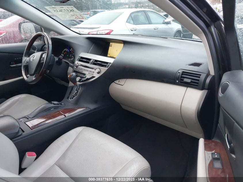 2010 LEXUS RX 450H VIN: JTJBC1BA6A2019358