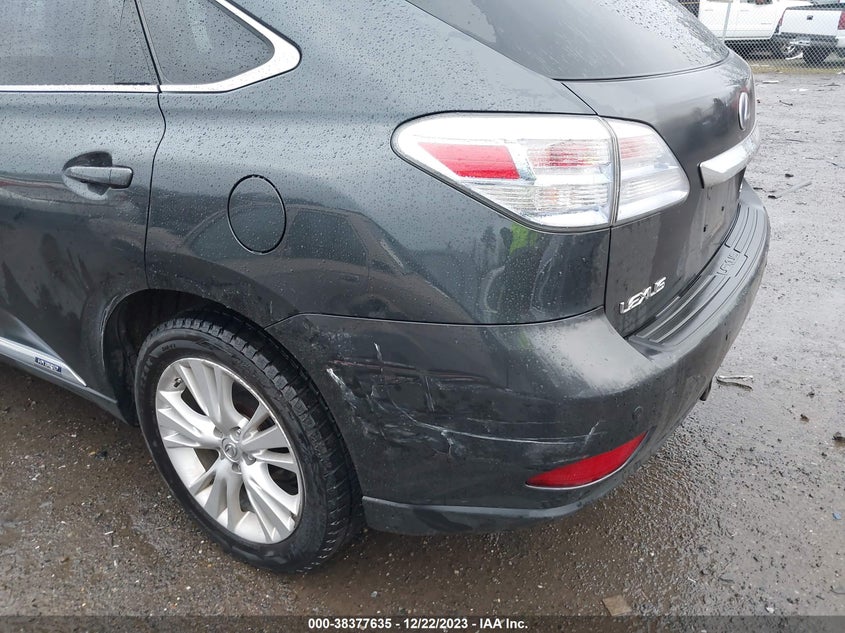2010 LEXUS RX 450H VIN: JTJBC1BA6A2019358