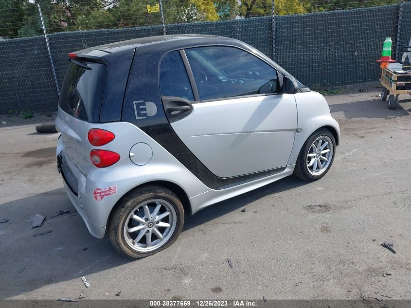 2015 Smart Fortwo Electric Drive Passion VIN: WMEEJ9AA1FK830595 Lot: 39066643