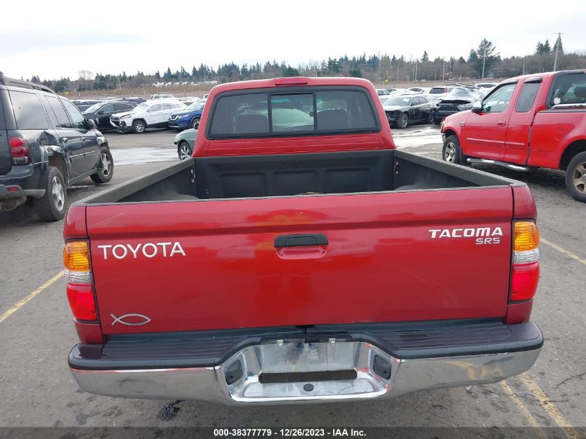 2002 Toyota Tacoma Base (A4) VIN: 5TEVL52NX2Z063354 Lot: 38377779