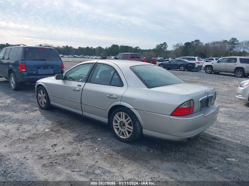 2003 Lincoln Ls Premium Sport/Sport VIN: 1LNHM87AX3Y659094 Lot: 38378095