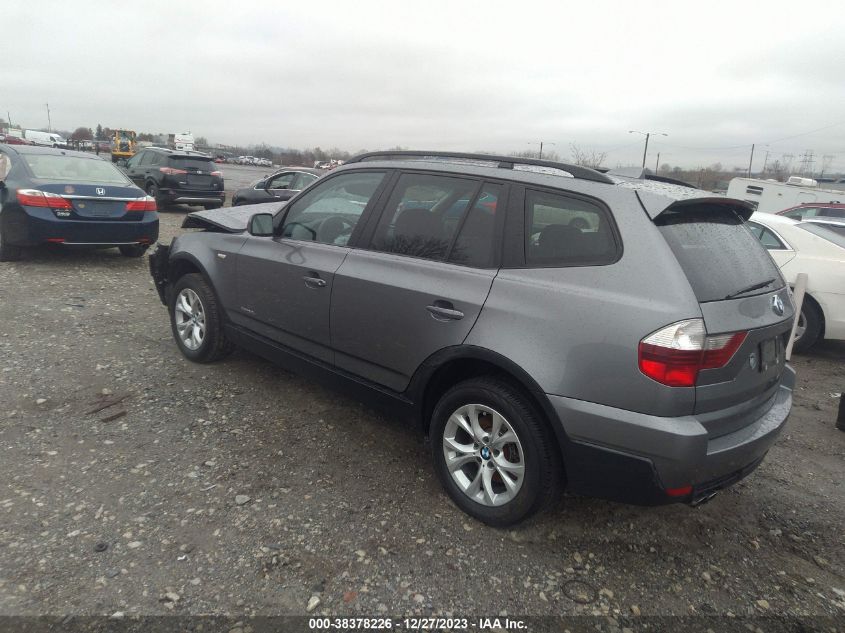 2009 BMW X3 xDrive30I VIN: WBXPC93429WJ30593 Lot: 38378226