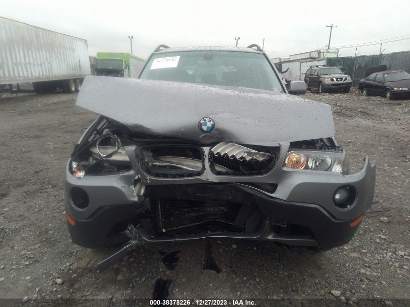 2009 BMW X3 xDrive30I VIN: WBXPC93429WJ30593 Lot: 38378226