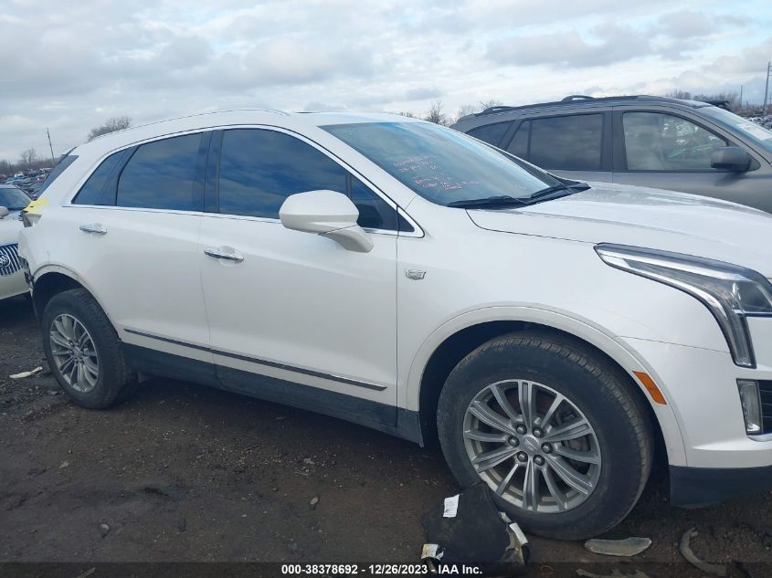 2017 Cadillac Xt5 Luxury VIN: 1GYKNDRS3HZ142043 Lot: 38378692