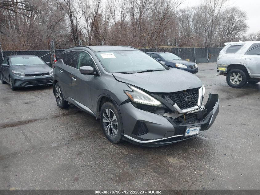 2020 Nissan Murano Sv Intelligent Awd VIN: 5N1AZ2BS7LN155281 Lot: 38378796