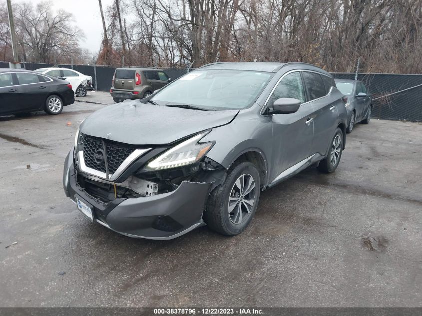 2020 Nissan Murano Sv Intelligent Awd VIN: 5N1AZ2BS7LN155281 Lot: 38378796